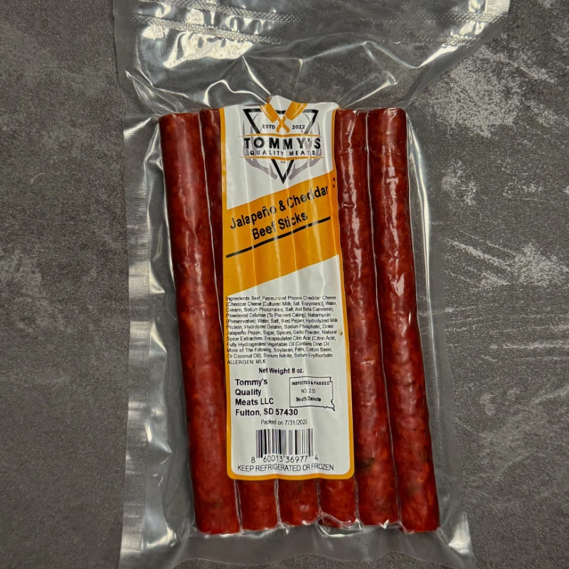Jalapeno cheddar beef sticks